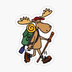 hiking bumper stickers