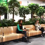 Green Open Areas Create Refreshing Spaces Between Shopping Activities